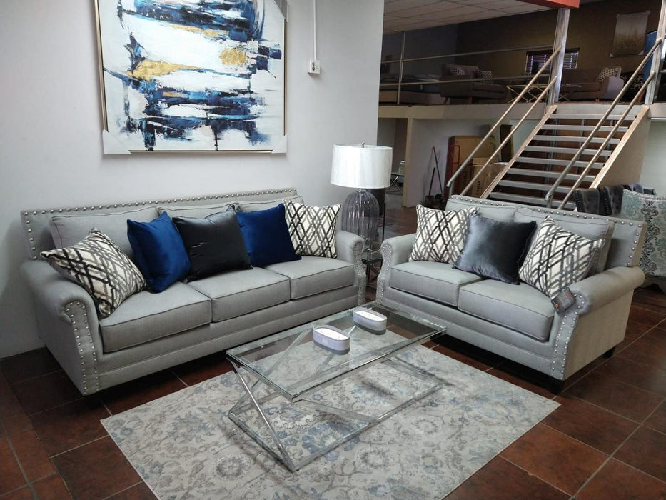 Mission Sofa & Loveseat Set